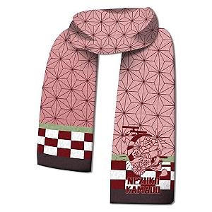 Kimetsu no Yaiba Store - Nezuko Kamado Scarf Kimetsu no Yaiba Merch Demon Slayer Store