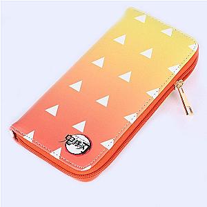 Kimetsu no Yaiba Store - Zenitsu Agatsuma Uniform PU Leather Wallet Kimetsu no Yaiba Merch Demon Slayer Store