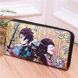 Kimetsu no Yaiba Store - Kamado Fam Long Wallet Kimetsu no Yaiba Merch Demon Slayer Store