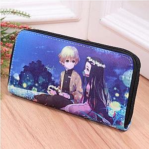 Kimetsu no Yaiba Store - Nezuko And Zenitsu Long Wallet Kimetsu no Yaiba Merch Demon Slayer Store