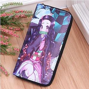 Kimetsu no Yaiba Store - Nezuko Kamado Long Wallet Kimetsu no Yaiba Merch Demon Slayer Store