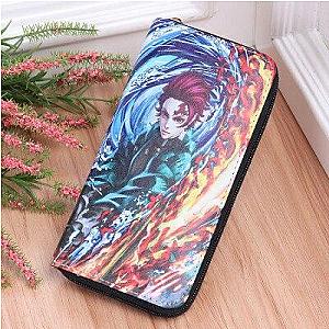 Kimetsu no Yaiba Store -  Long Wallet Tanjiro Kamado Kimetsu no Yaiba Merch Demon Slayer Store