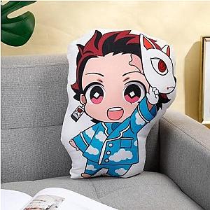 Kimetsu no Yaiba Plush- 16 inch Cute Tanjiro Kitsune Plush Demon Slayer Store