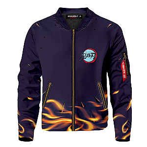 Kimetsu no Yaiba Store - Kimetsu no Yaiba Bomber Jacket Demon Slayer Store