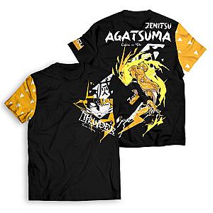 Kimetsu no Yaiba Store - Zenitsu Thunders Unisex T-Shirt Demon Slayer Store