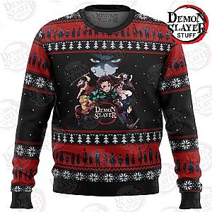 Kimetsu no Yaiba Sweaters -  Premium Ugly Christmas Sweater Kimetsu no Yaiba Merch Demon Slayer Store