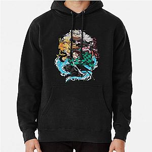 Kimetsu no Yaiba Hoodies - Kimetsu no Yaiba Pullover Hoodie RB0708