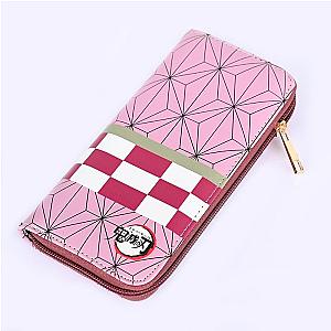 Kimetsu no Yaiba Store - Nezuko Kamado Uniform PU Leather Wallet Kimetsu no Yaiba Merch Demon Slayer Store