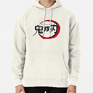 Kimetsu no Yaiba Hoodies - Demon slayer logo high quality Pullover Hoodie RB0708