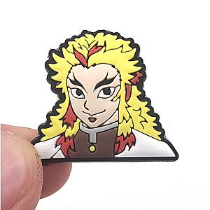 Kimetsu No Yaiba Croc Charms - Rengoku Kyojuro Cute PVC Crocs Charm