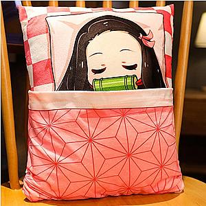 Kimetsu no Yaiba Plush:  Cute Sleeping Nezuko Kamado Plush Pillow Demon Slayer Store