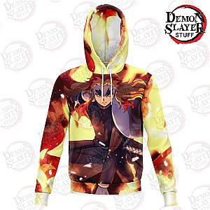 Kimetsu no Yaiba Hoodies -  Kyojuro Rengoku 3D Hoodie Kimetsu no Yaiba Merch Demon Slayer Store