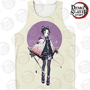 Kimetsu no Yaiba Store - Kochou Shinobu 3D Tank Top Kimetsu no Yaiba Merch Demon Slayer Store