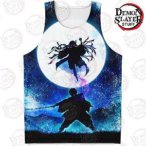 Kimetsu no Yaiba Store -  Tank Top New Design 3D No.2 Kimetsu no Yaiba Merch Demon Slayer Store