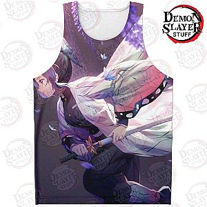 Kimetsu no Yaiba Store - Kochou Shinobu Tank Top Kimetsu no Yaiba Merch Demon Slayer Store