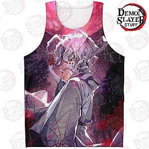 Kimetsu no Yaiba Store - Rui Demon 3D Tank Top Kimetsu no Yaiba Merch Demon Slayer Store