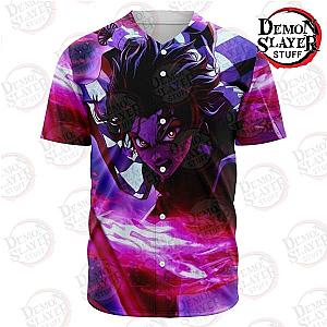 Kimetsu no Yaiba Store - Kamado Tanjirou Baseball Jersey Style No.1 Kimetsu no Yaiba Merch Demon Slayer Store