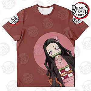 Kimetsu no Yaiba Store -  Nezuko Kamado T-shirt New Design Kimetsu no Yaiba Merch Demon Slayer Store