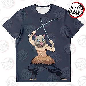 Kimetsu no Yaiba Store - Hashibira Inosuke 3D T-shirt New 2021 Kimetsu no Yaiba Merch Demon Slayer Store