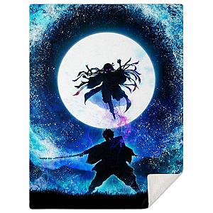 Kimetsu no Yaiba Store -  Moon Night Microfleece Blanket Demon Slayer Store