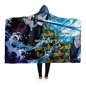 Kimetsu no Yaiba Store - New Giyu Tomioka 3D Hooded Blanket