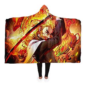 Kimetsu no Yaiba Store - Kyojuro Rengoku 3D Hooded Blanket New Design