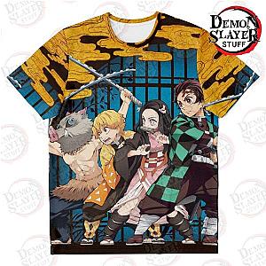 Kimetsu no Yaiba Store - New 3D T-shirt Kimetsu no Yaiba Merch Demon Slayer Store