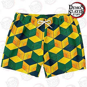 Kimetsu no Yaiba Store - Giyu Tomioka Classic Swim Trunks Kimetsu no Yaiba Merch Demon Slayer Store