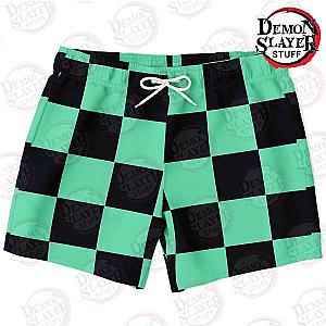 Kimetsu no Yaiba Store - Tanjiro Kamado Classic Swim Trunks Kimetsu no Yaiba Merch Demon Slayer Store