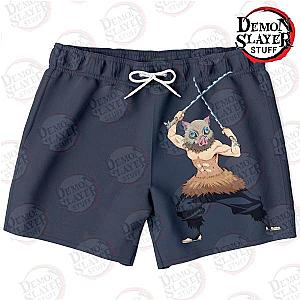 Kimetsu no Yaiba Store -  Hashibira Inosuke Swim Trunks Kimetsu no Yaiba Merch Demon Slayer Store