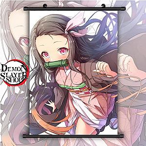 Kimetsu no Yaiba Wall Scroll  Nezuko Kawai Demon Slayer Storeandise Demon Slayer Store