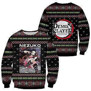 Kimetsu no Yaiba Sweaters - Nezuko Kamado Ugly Christmas Sweater