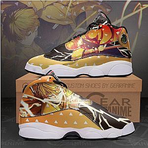 Kimetsu no Yaiba Shoes - Zenitsu Agatsuma Jordan Sneakers