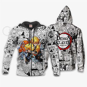 Kimetsu no Yaiba Store - Zenitsu Agatsuma  Anime Mix Manga Hoodie Shirt Kimetsu no Yaiba Merch