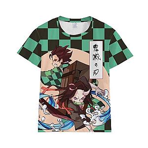 Kimetsu no Yaiba T-Shirt -  Tanjiro &amp; Nezuko Kamado Duo Demon Slayer Storeandise Demon Slayer Store