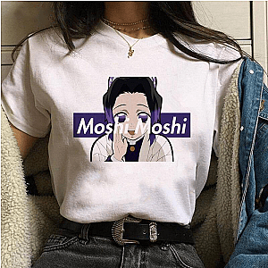 Kimetsu no Yaiba T-Shirt -  Shinobu Moshi Moshi Demon Slayer Storeandise Demon Slayer Store