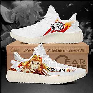 Kimetsu no Yaiba Shoes - Kyojuro Rengoku Customer Made Yeezy Shoes