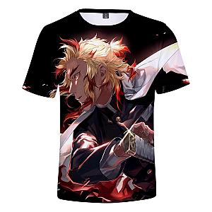 Kimetsu no Yaiba T-Shirt -   Kyojuro Rengoku Demon Slayer Storeandise Demon Slayer Store