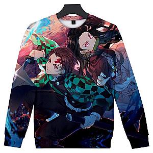 Kimetsu no Yaiba Sweatshirts - Tanjiro &amp; Nezuko Demon Slayer Storeandise Demon Slayer Store