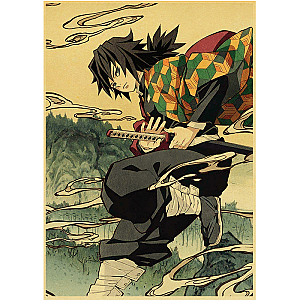 Kimetsu no Yaiba Poster Giyu Demon Slayer Storeandise Demon Slayer Store