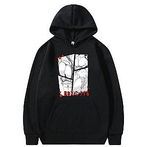 Ahegao Hoodie – Black Unisex Printed Ahegao Pullover Hoodie