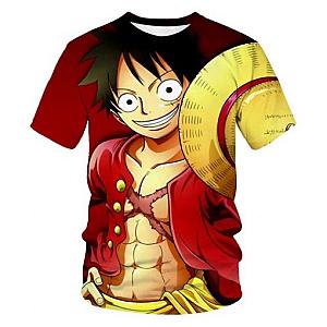 One Piece T-shirt – 3D Printed Trendy Summer T-shirts