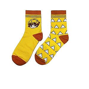 Kimetsu no Yaiba Socks  -  Zenitsu Demon Slayer Storeandise Demon Slayer Store