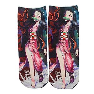 Kimetsu no Yaiba Socks  -  Nezuko Demon Slayer Storeandise Demon Slayer Store