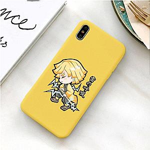 Kimetsu no Yaiba Phone Case Samsung  -  Zenitsu Chibi Thunder Breathing Demon Slayer Storeandise Demon Slayer Store