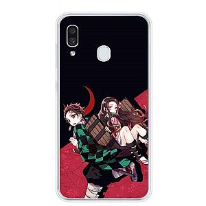 Kimetsu no Yaiba Phone Case Samsung  -  Tanjiro Carrying Nezuko Demon Slayer Storeandise Demon Slayer Store