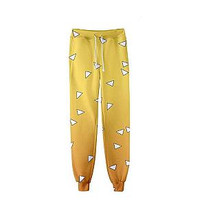 Kimetsu no Yaiba Pants  Zenitsu Agatsuma Pattern Demon Slayer Storeandise Demon Slayer Store