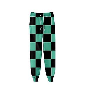 Kimetsu no Yaiba Pants  Tanjiro Kamado Pattern Demon Slayer Storeandise Demon Slayer Store