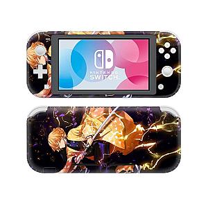 Kimetsu no Yaiba Nintendo Switch Skin  -  Zenitsu's First Form Breathing Demon Slayer Storeandise Demon Slayer Store