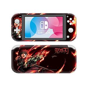 Kimetsu no Yaiba Nintendo Switch Skin  -  Tanjiro Hinokami Kagura Demon Slayer Storeandise Demon Slayer Store